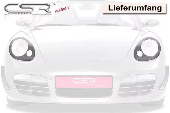 Scheinwerferblenden für Porsche Boxster Cayman 987 SB219