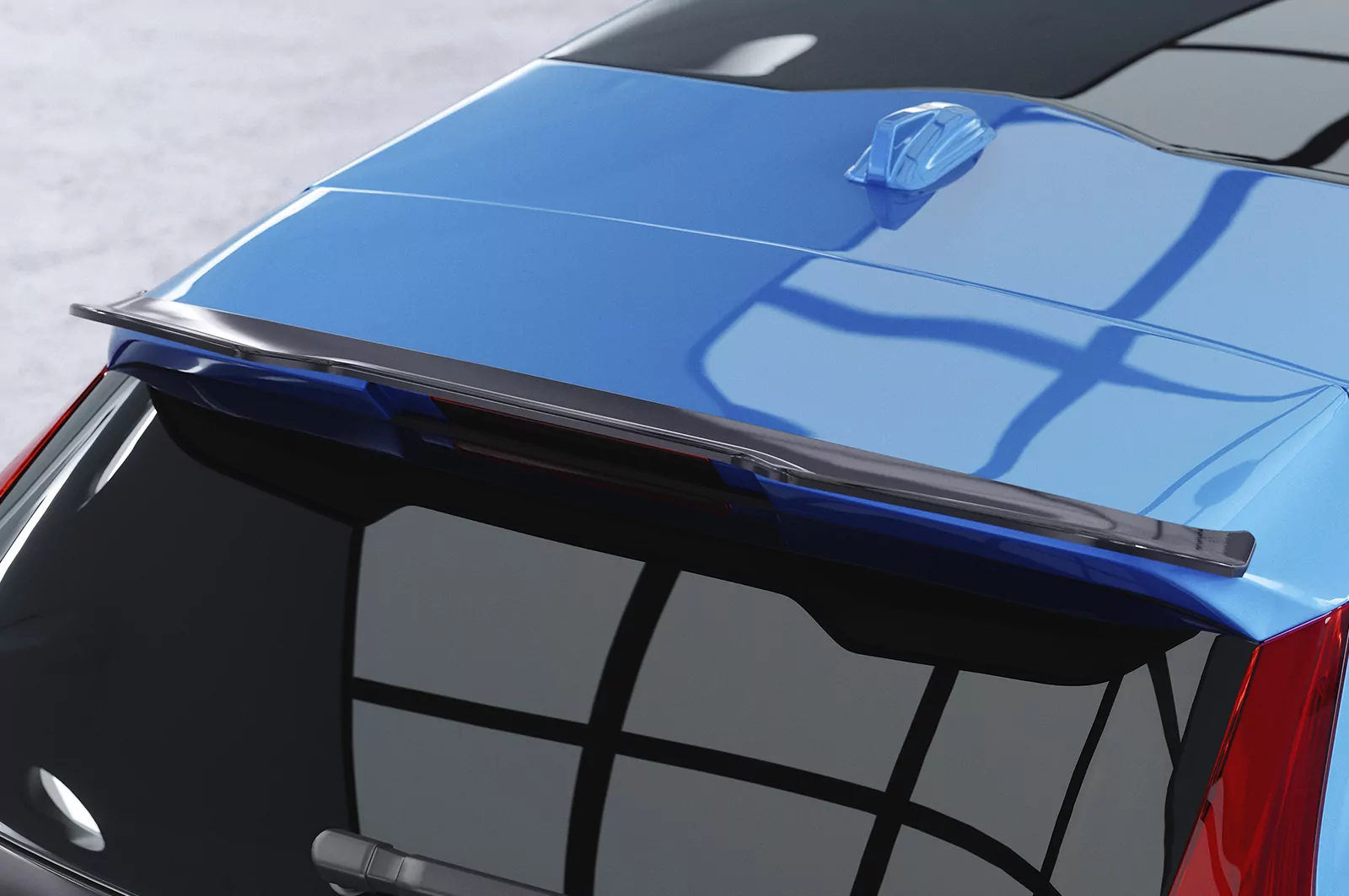 Heckflügel mit ABE für Volvo V40 R-Design HF896 Schwarz Strukturiert