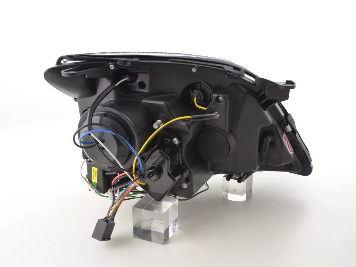 Scheinwerfer Set Daylight LED TFL-Optik Opel Vectra C Bj. 02-05 chrom für Rechtslenker