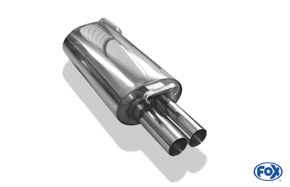 Audi 100 quattro Typ C3 Endschalldämpfer - 2x63 Typ 10 Kopie