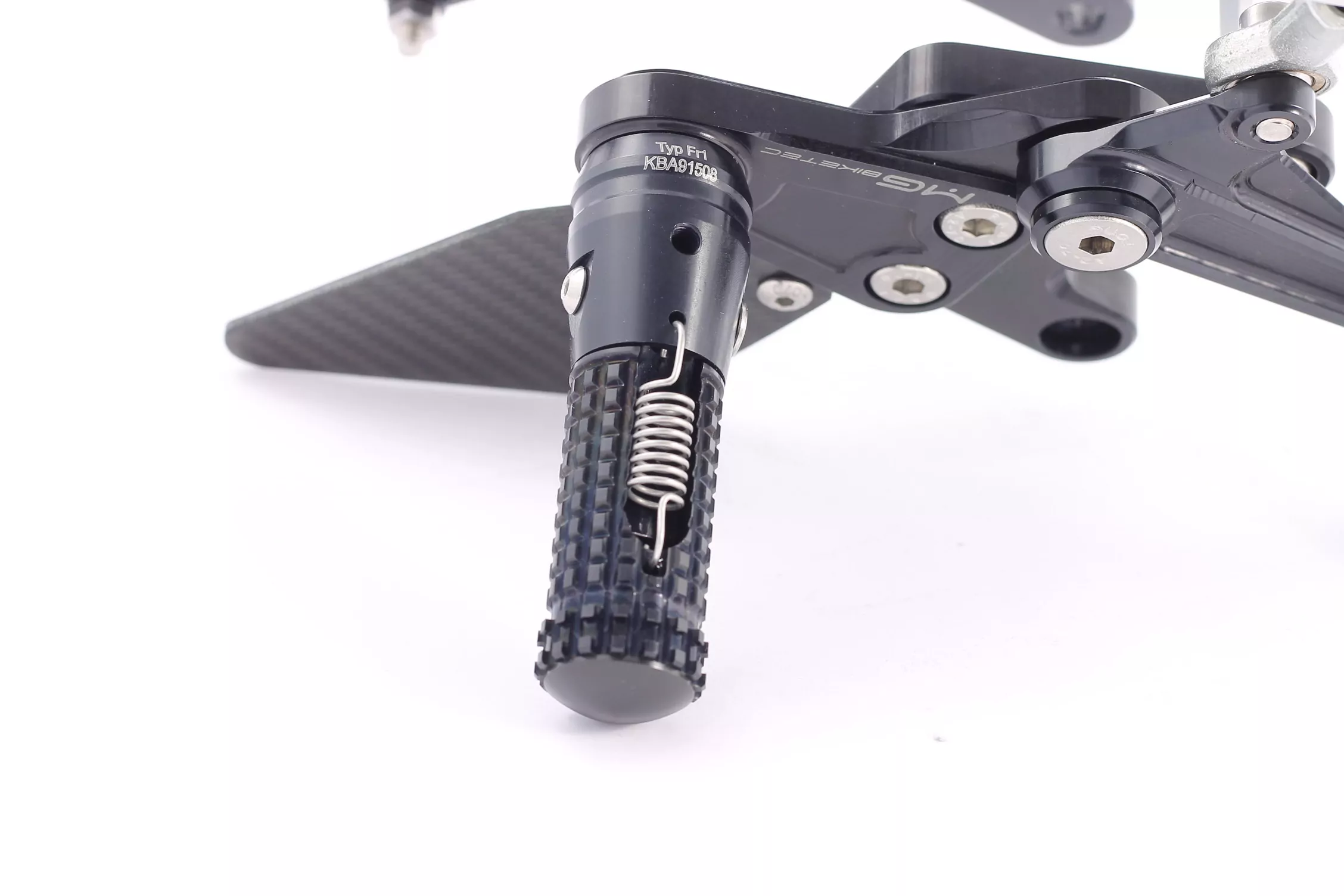 MG Biketec Sportfussrastenanlage / Rastenanlage / Fußrastenanlage mit ABE, gültig in D - A - CH für Aprilia RSV4 1000 RR ab 2017-2020