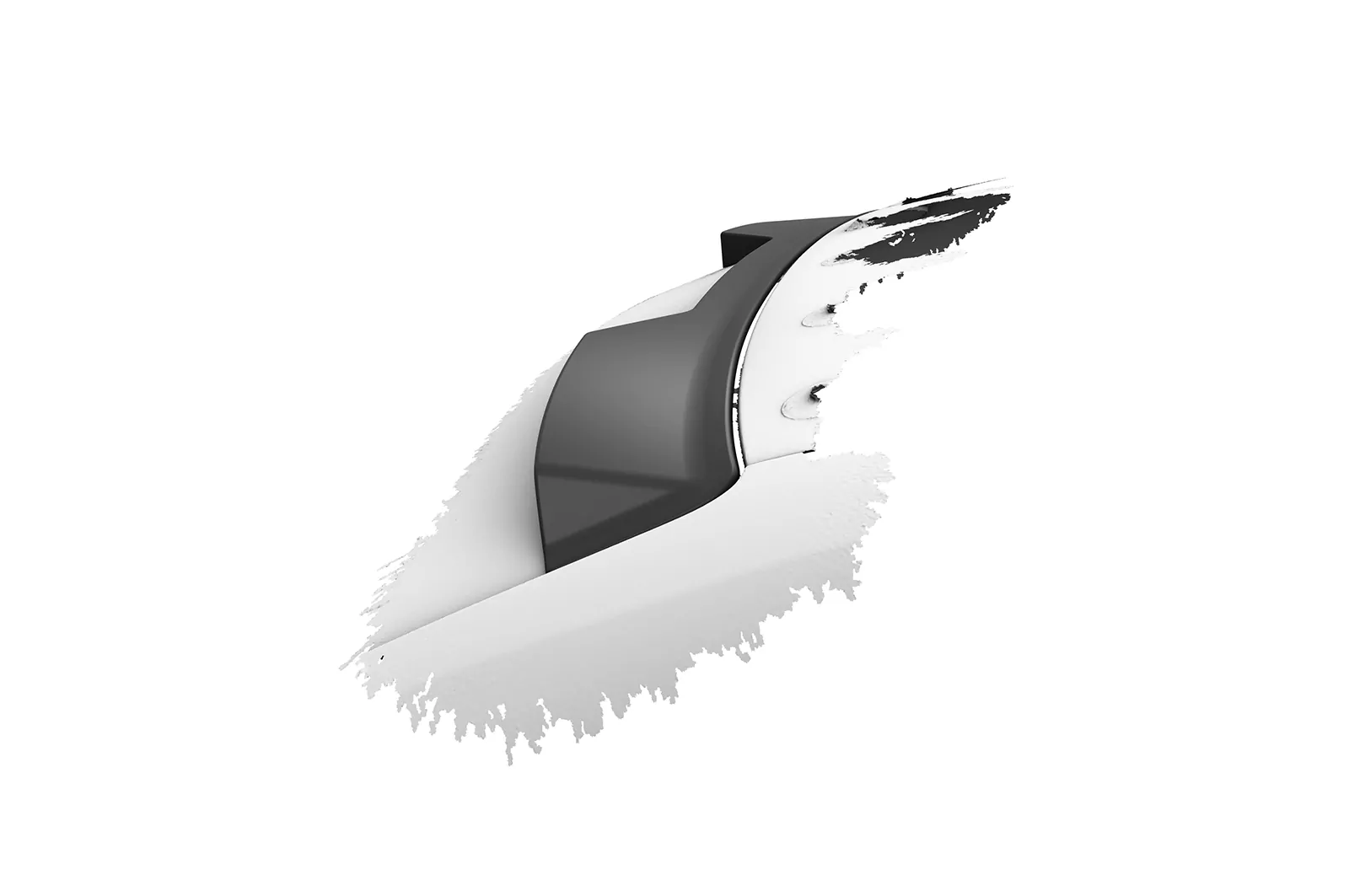 Heckscheibenblende für Audi A4 B8 (Typ 8K) Limousine HSB119 Schwarz Strukturiert