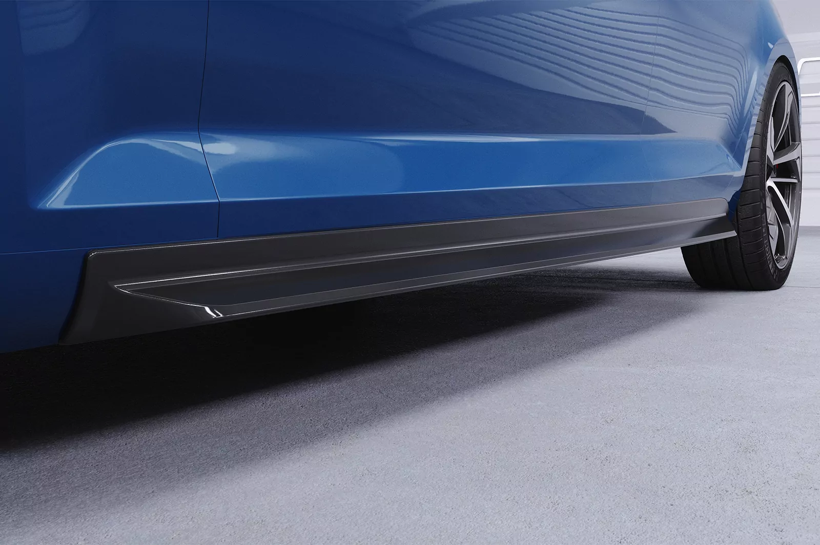 Seitenschweller für Audi A4 B9 (Typ 8W) SS572 Schwarz Strukturiert