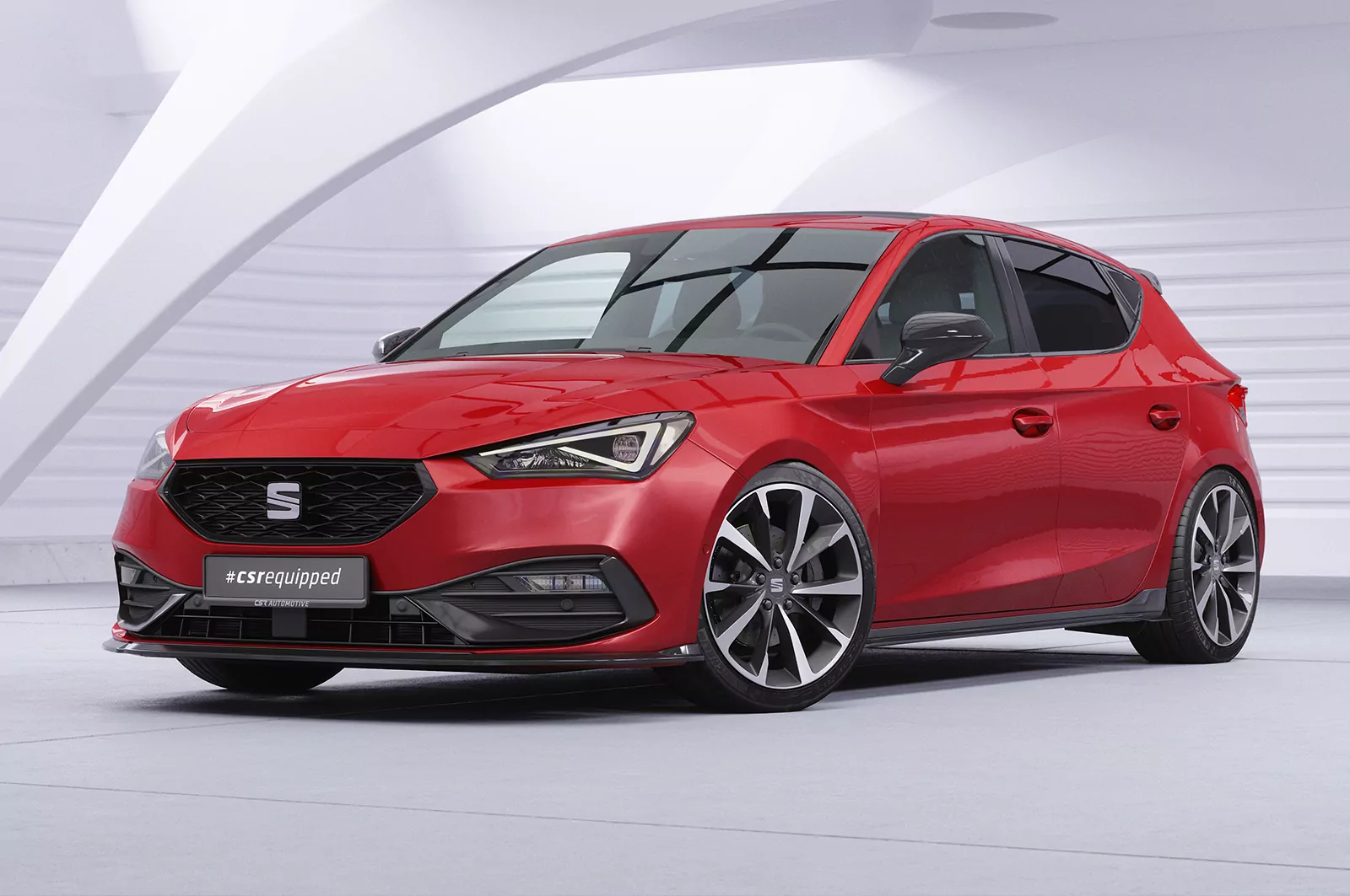 Seitenschweller mit ABE für Seat/Cupra Leon 4 (Typ KL) SS480 Schwarz Strukturiert