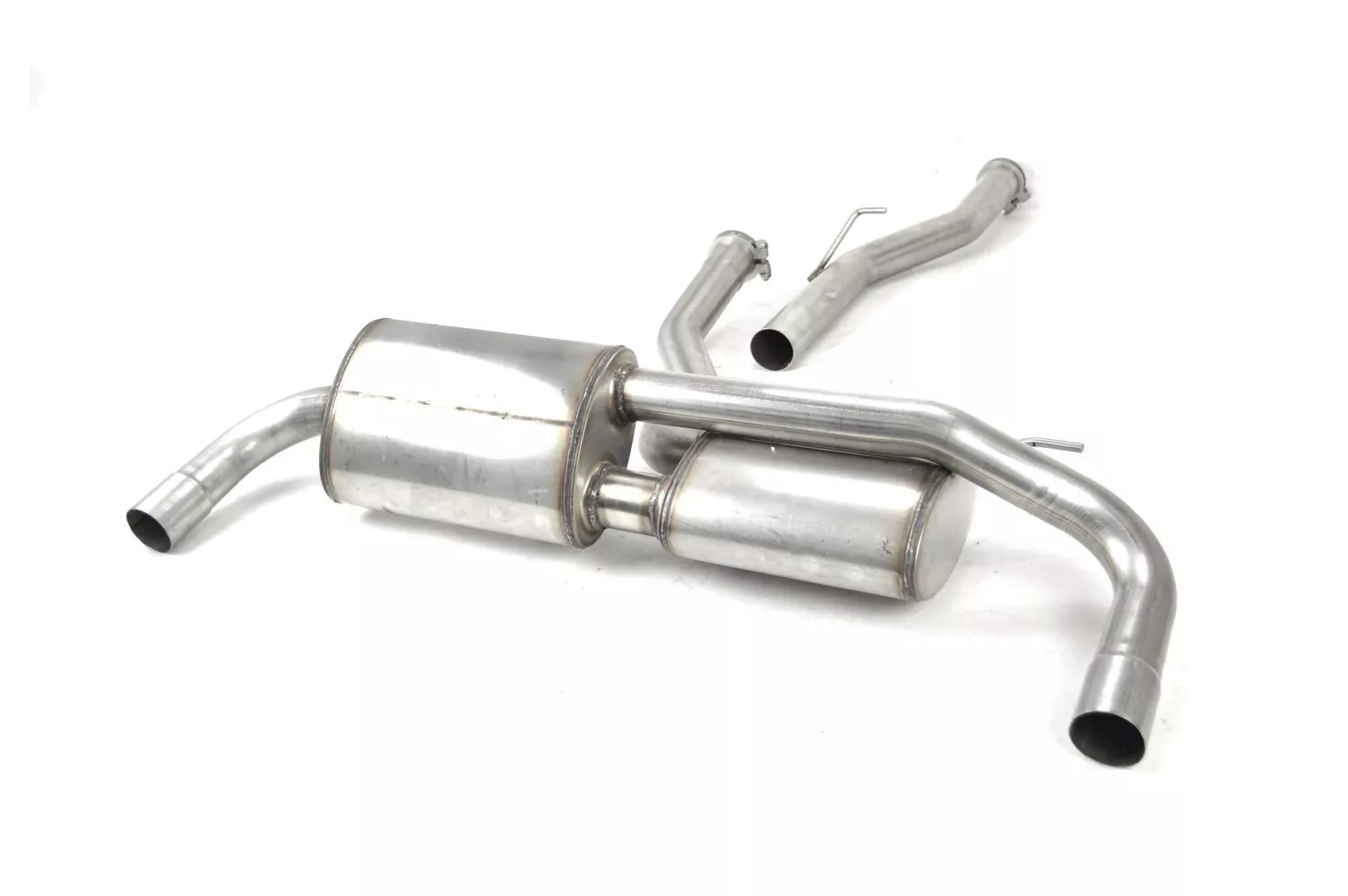 Ulter Sportauspuff für Alfa Romeo Giulia 2016- - 2 Duplex Endrohre  -