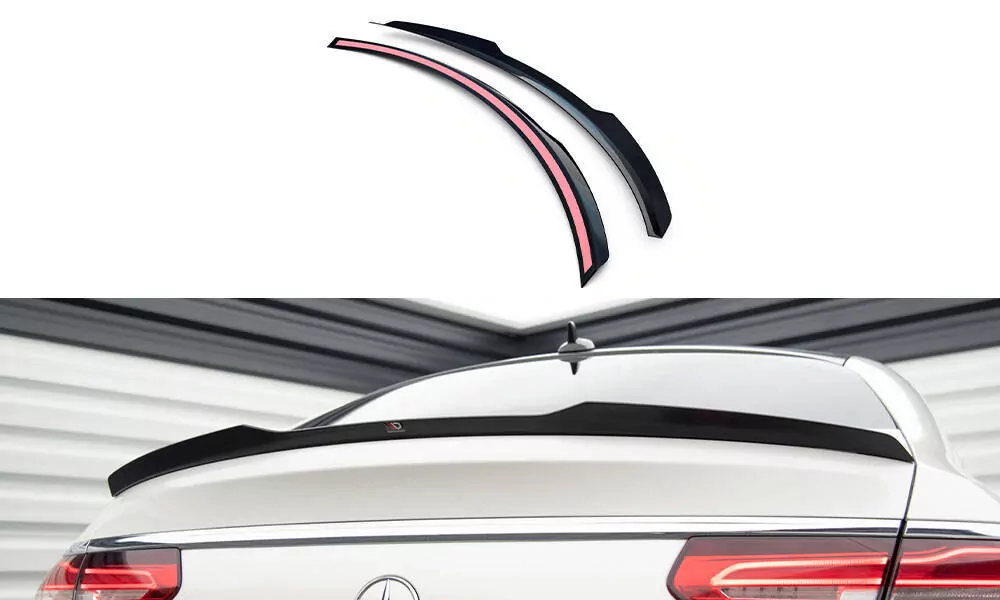 Spoiler CAP Für Mercedes-Benz GLE Coupe 43 AMG / AMG-Line C292 Schwarz Hochglanz