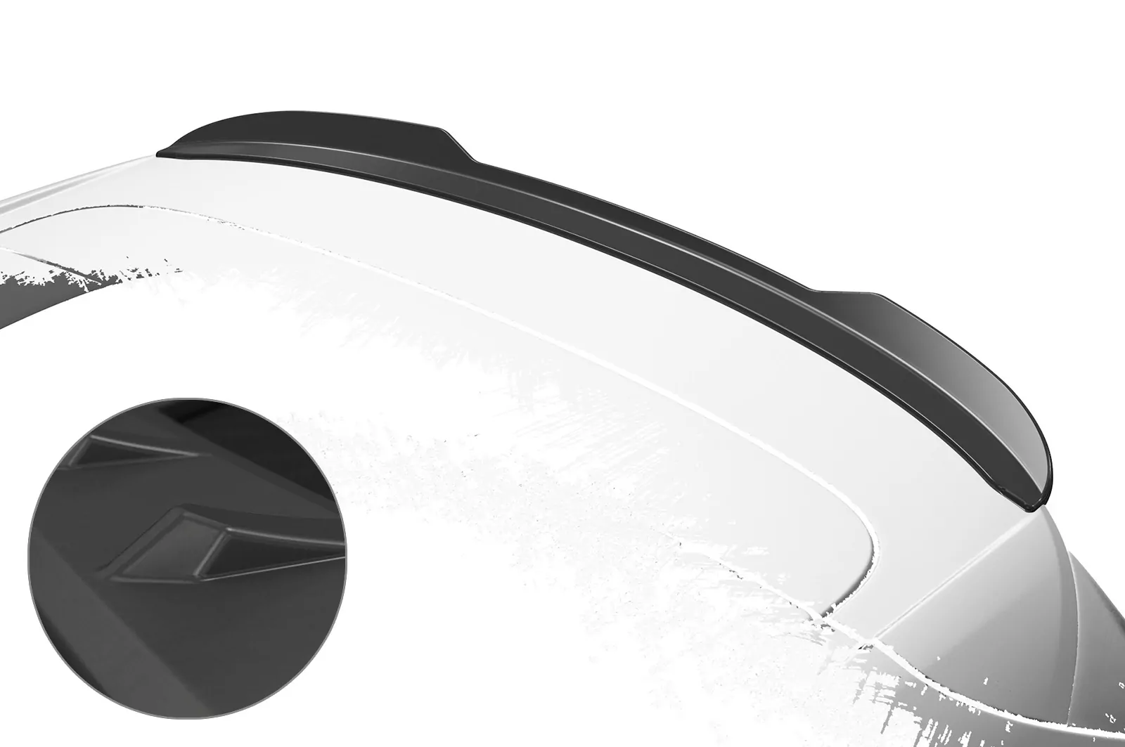 Heckflügel mit ABE für Ford Puma '20 Lackierfreundlich (schwarz matt)