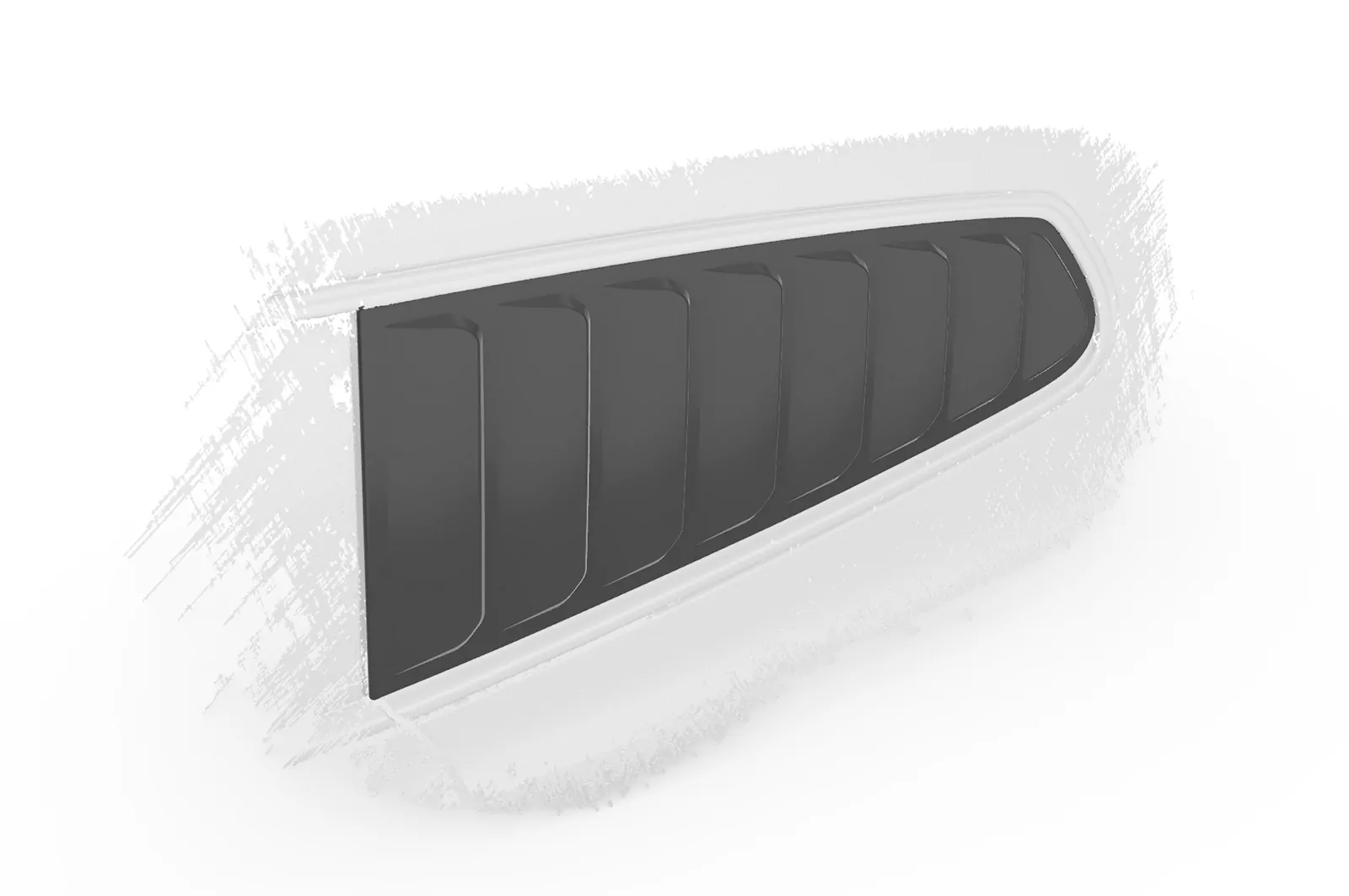 Seitenscheibenblenden für VW Scirocco 3 (Typ 13) SSB011 Carbon Look Hochglanz