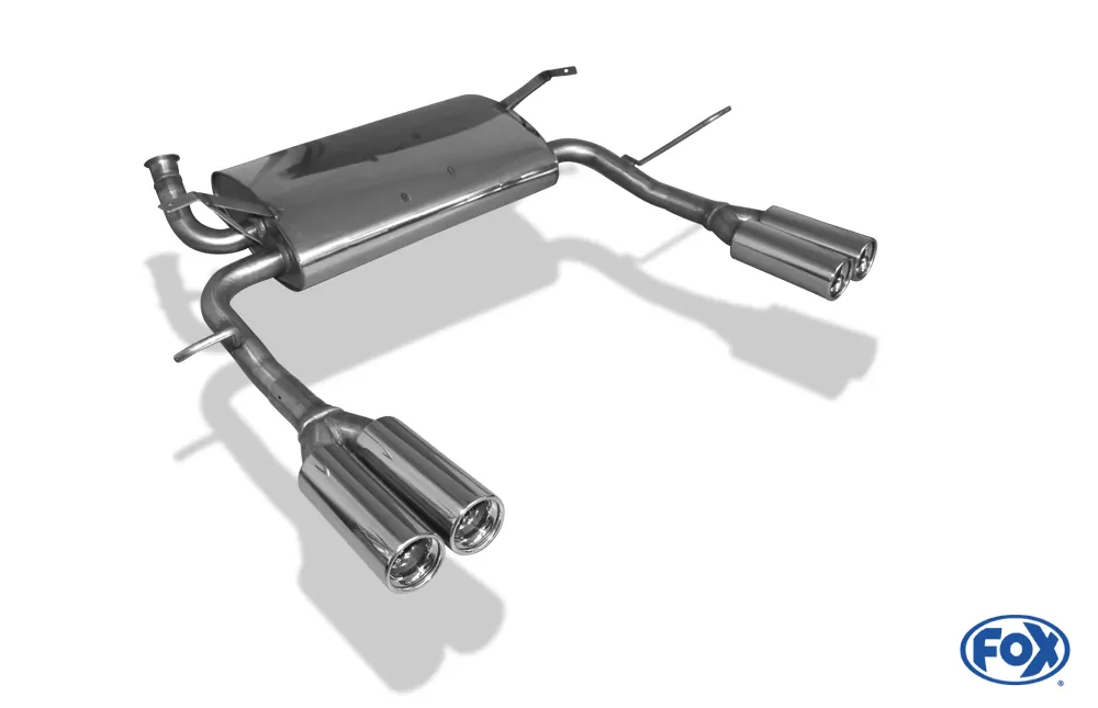 Renault Laguna II B74 - Limousine  Endschalldämpfer Ausgang rechts/links  - 2x76 Typ 13 rechts/links