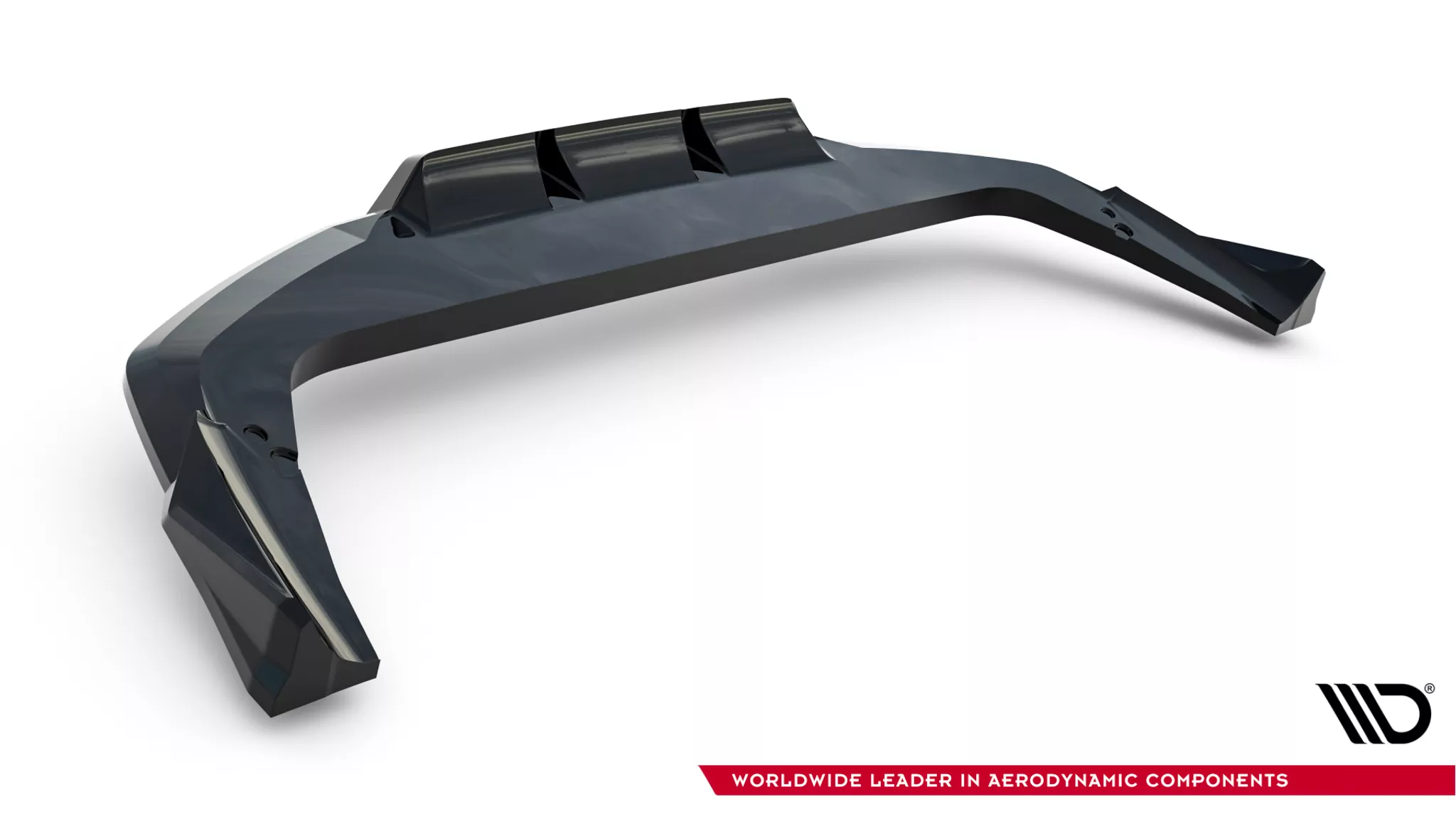 Mittlerer Cup Diffusor DTM Look Heck Ansatz Für BMW X2 M-Paket U10 Schwarz Hochglanz
