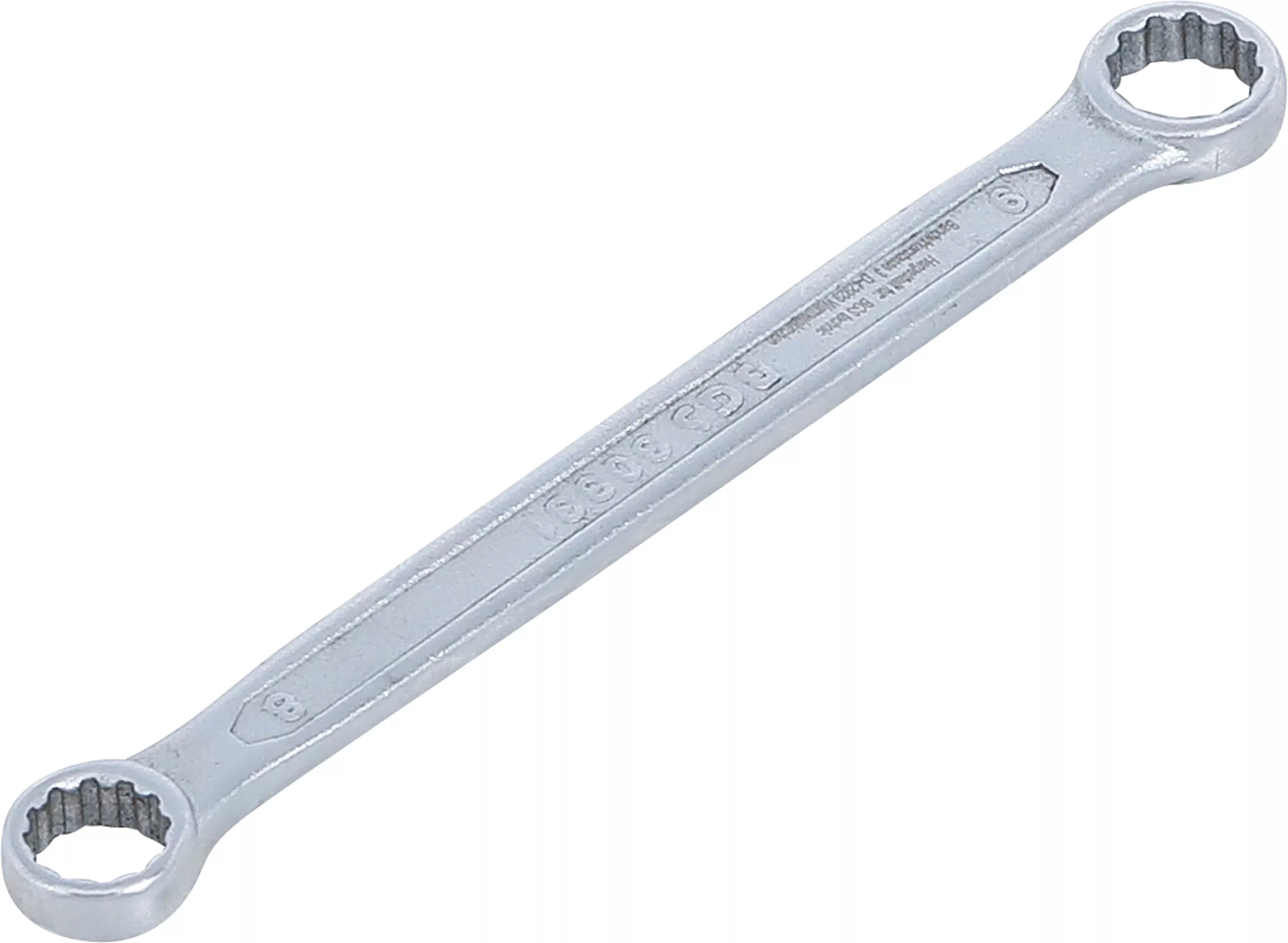 Doppel-Ringschlüssel | extra flach | SW 8 x 9 mm