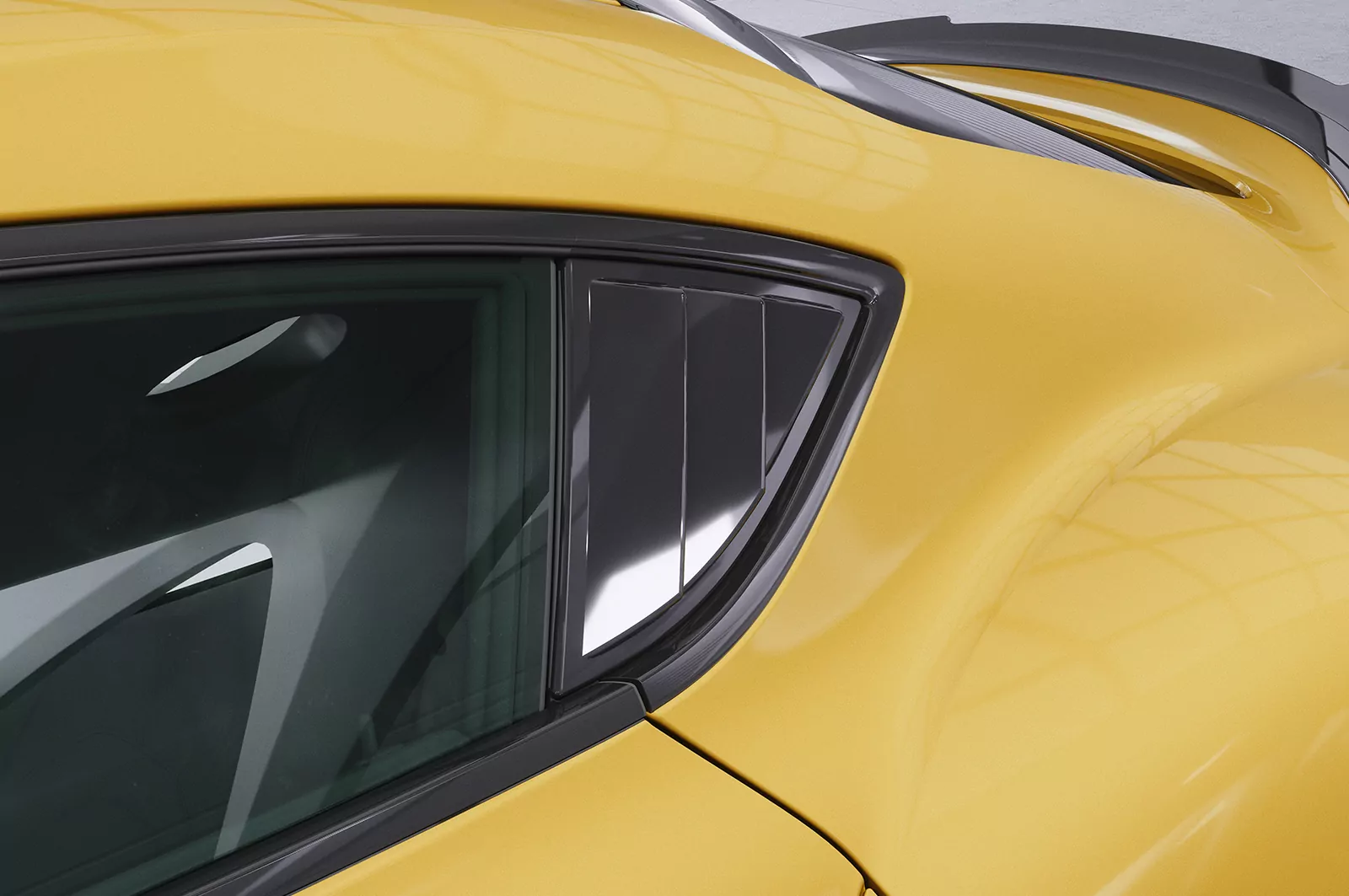 Seitenscheibenblenden für Toyota GR Supra (A90) SSB001 Schwarz Strukturiert