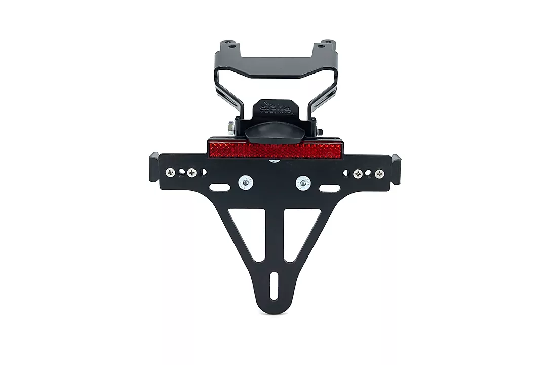 alpha Technik Kennzeichenhalter für KTM 790 Adventure ab Modelljahr 2019 und KTM 890 Adventure ab Modelljahr 2021-