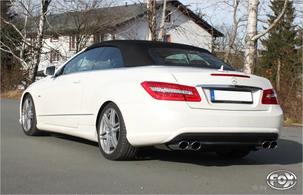 Mercedes E-Klasse Cabrio A207 - 6 Zylinder  Endschalldämpfer rechts/links - 2x115x85 Typ 32 rechts/links