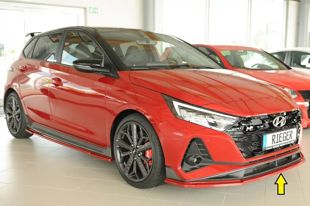Rieger Spoilerschwert matt schwarz für Hyundai i20 N  (BC3) 5-tür. (Schrägheck) 04.21-