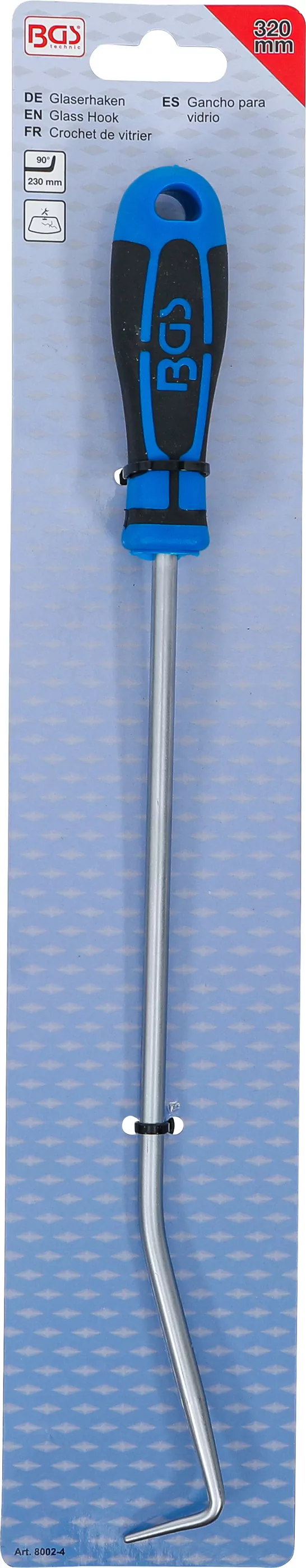 Glaserhaken | 270 mm | für Art. 8002