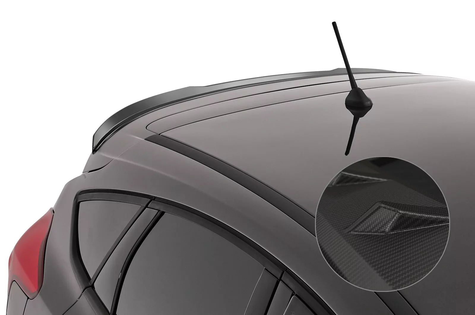 Heckflügel mit ABE für Ford Focus MK3 ST-Line HF787-M Carbon Look (matt)