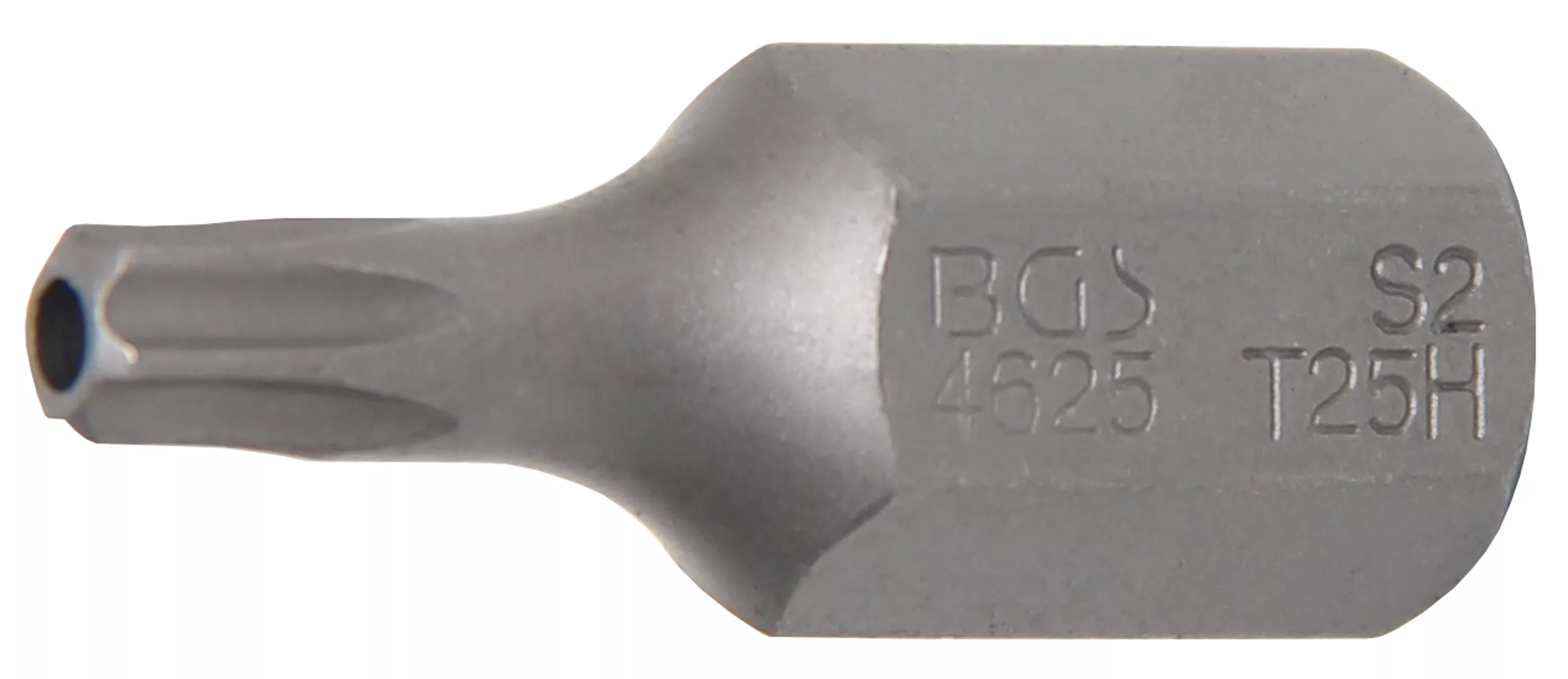 Bit | Länge 30 mm | Antrieb Außensechskant 10 mm (3/8") | T-Profil (für Torx) mit Bohrung T25