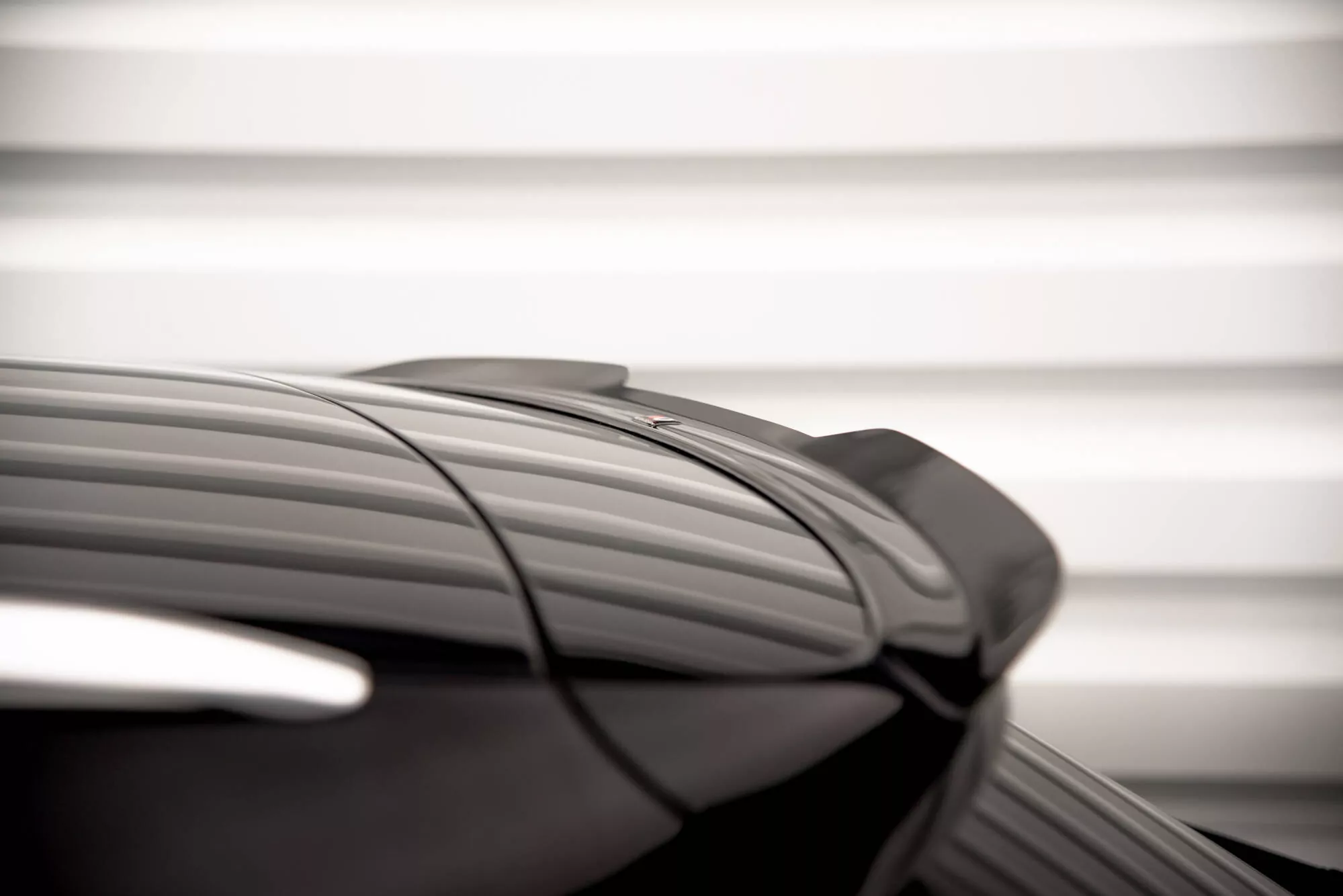 Spoiler CAP Passend Für Passend Für Audi A6 C7 Avant Schwarz Hochglanz Schwarz Hochglanz