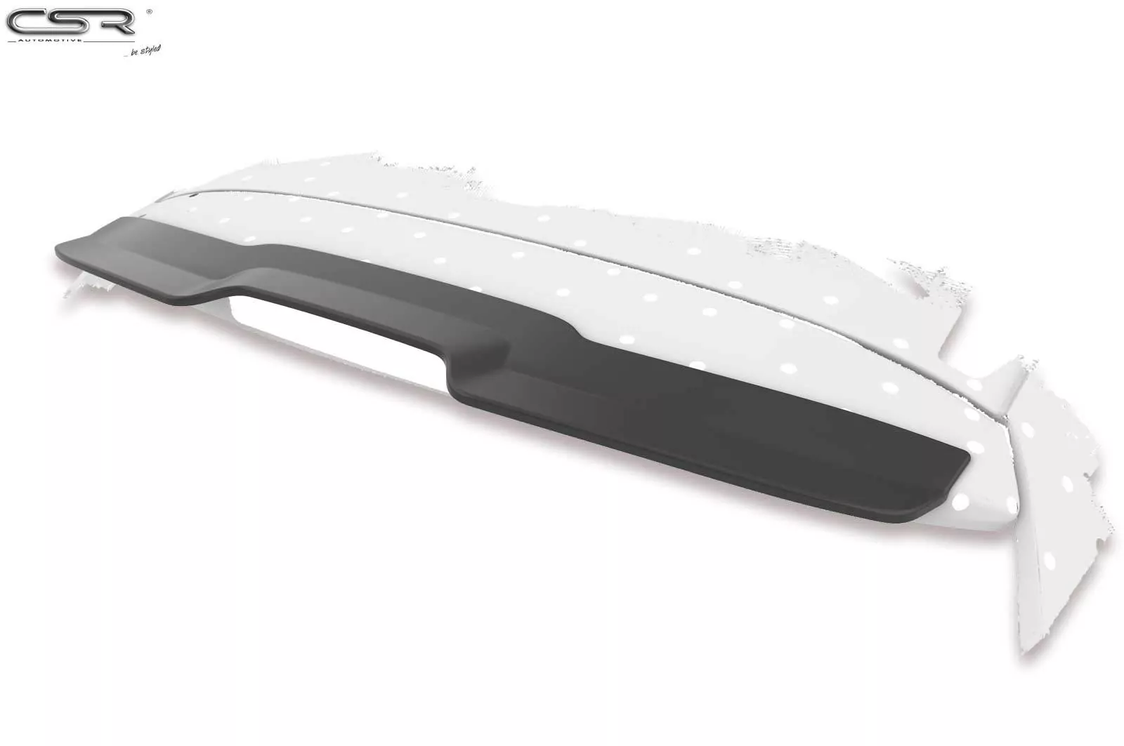 Heckflügel mit ABE für Renault Megane III Grandtour HF687 Strukturiert (schwarz matt)