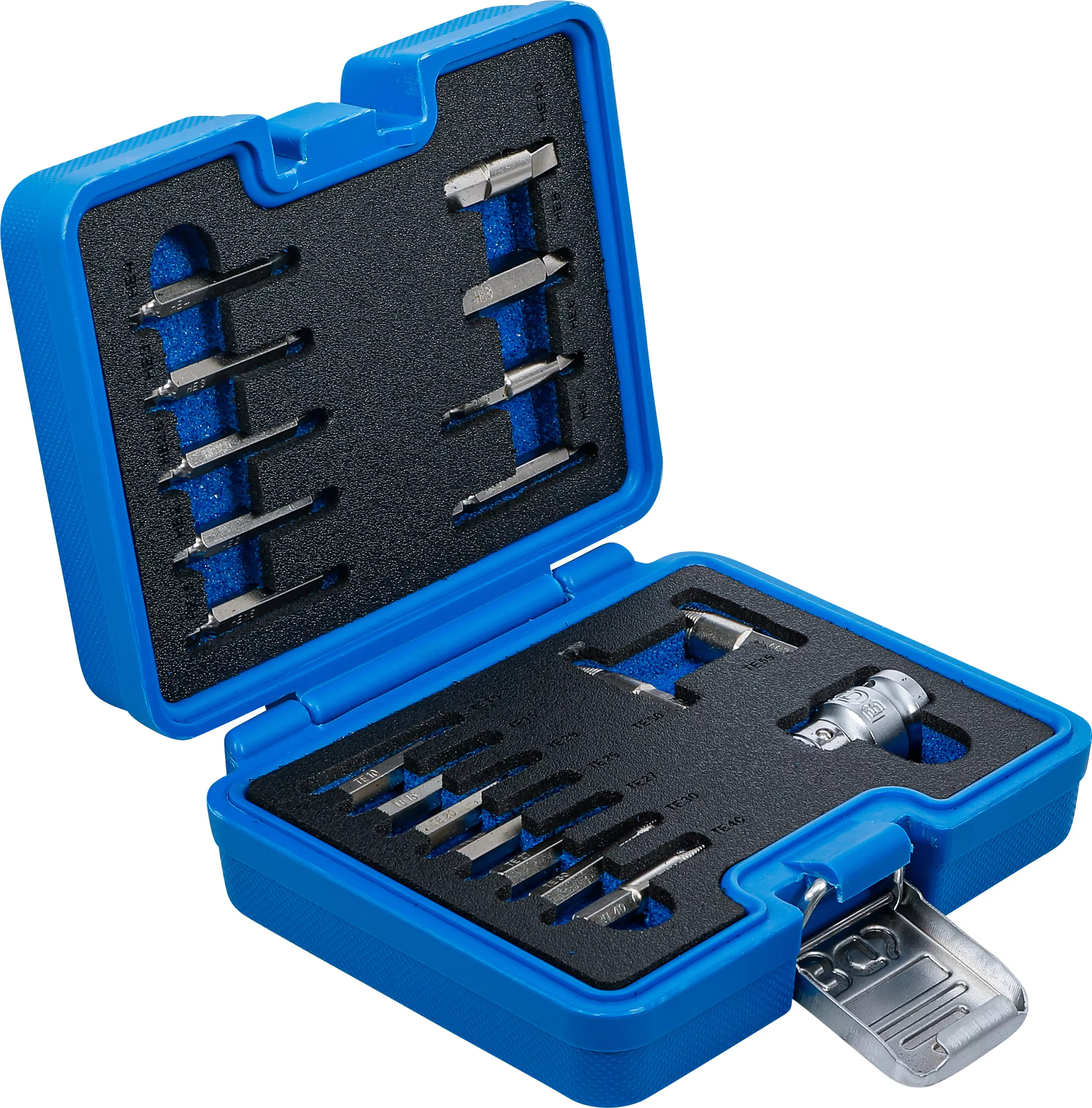 Schraubenausdreher-Satz | für Innensechskant 1,5 - 10 mm / T-Profil (für Torx) | T10 - T55 | 19-tlg.