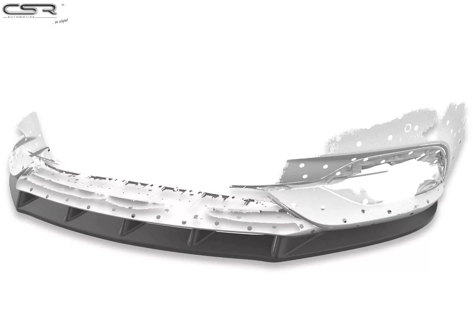 Cup-Spoilerlippe mit ABE für Opel Insignia B CSL431-M Carbon Look (matt)