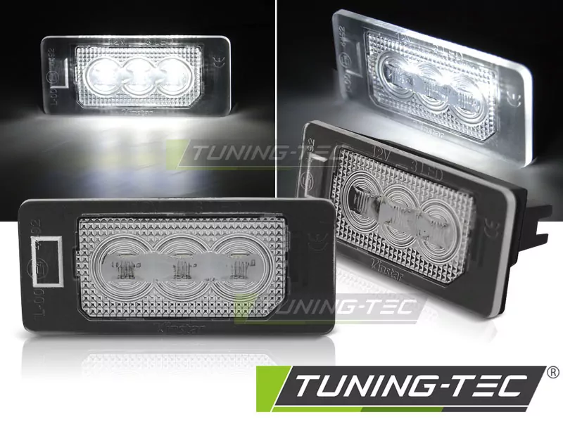 License Led Lights 3xled Fits Vw  Golf Vi Variant / Jetta Vi / Passat B6,b7 Variant /sharan Ii With Canbus