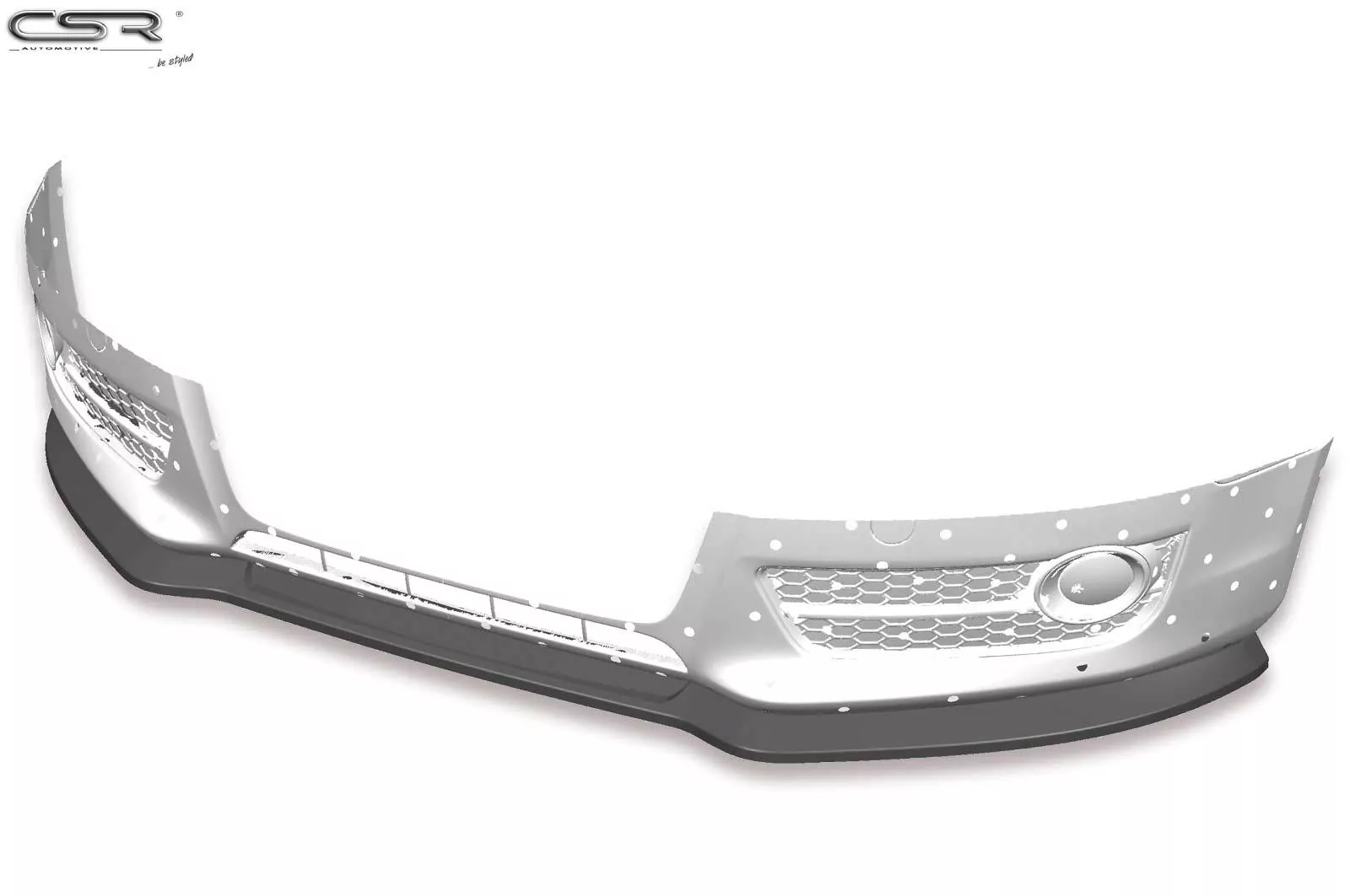 Cup-Spoilerlippe mit ABE für Audi A5 8T CSL378-M Carbon Look (matt)