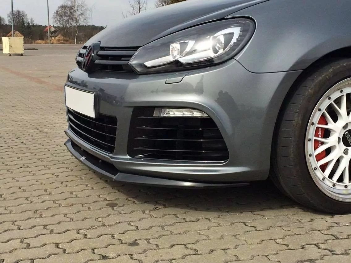 Front Ansatz Passend Für Passend Für VW GOLF 6 Schwarz Hochglanz Schwarz Hochglanz