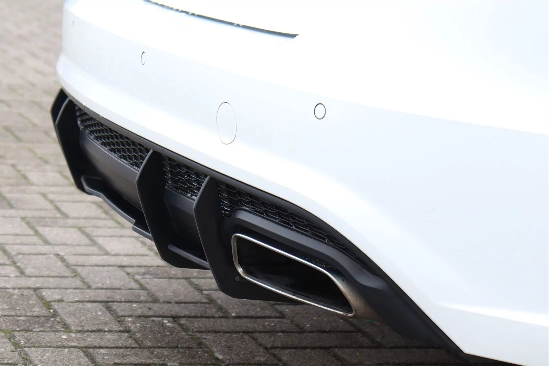 Gefräster Heckansatz aus ABS für Audi A6 C7 4G mit S-Line