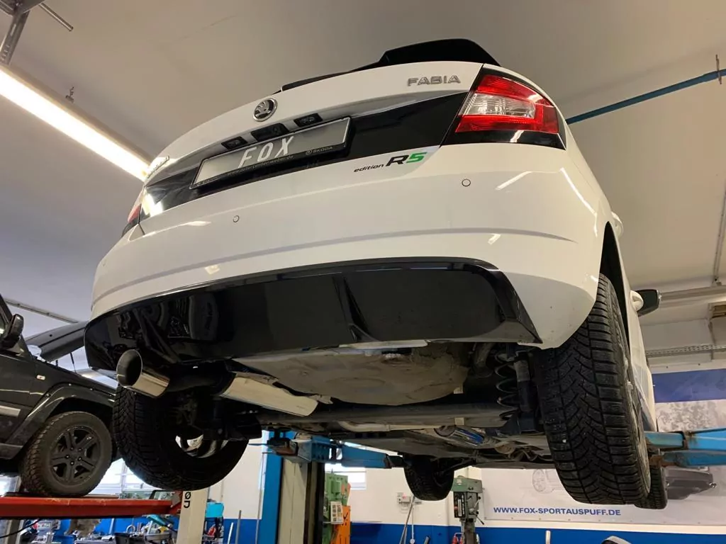 VW Golf VII Facelift starre Hinterachse  Vorschalldämpferersatzrohr für Modelle ohne OPF