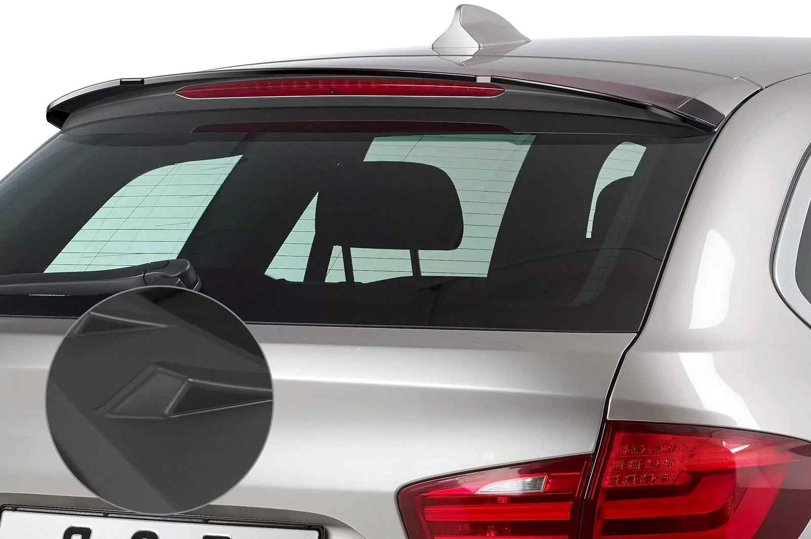 Heckflügel mit ABE für BMW 5er F11 Lackierfreundlich (schwarz matt)