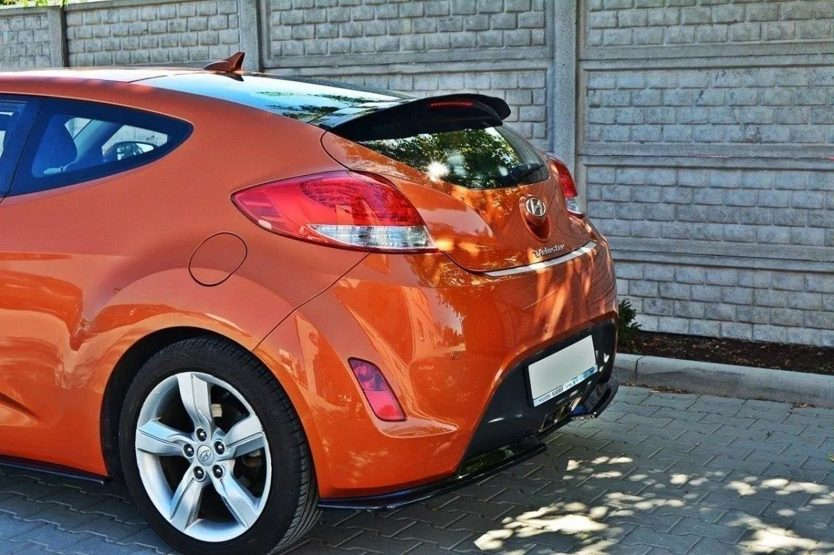 Spoiler CAP Passend Für Passend Für Hyundai Veloster Schwarz Hochglanz Schwarz Hochglanz