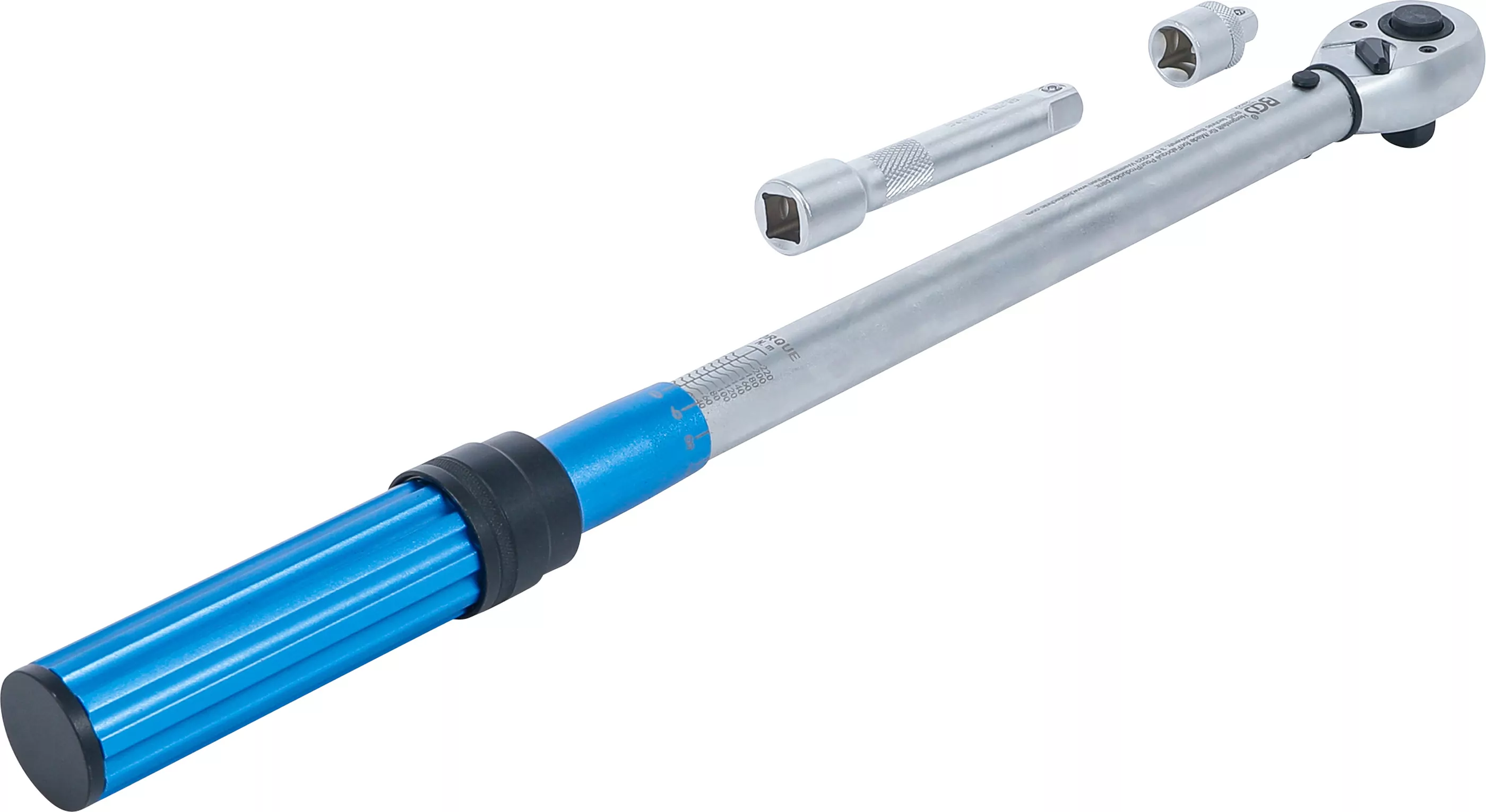 Drehmomentschlüssel-Satz | mit Adapter + Verlängerung | Abtrieb Außenvierkant 12,5 mm (1/2") | 40 - 220 Nm | 3-tlg.