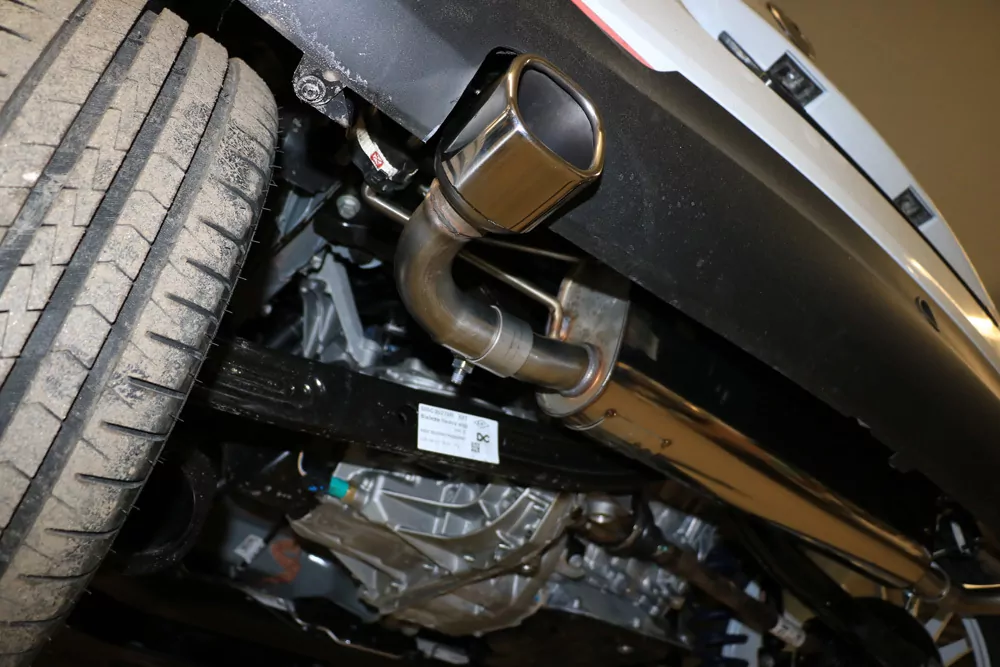 Smart Forfour 453  Endschalldämpfer quer Ausgang rechts/links inkl. Flexstück - 78x75 Typ 70 rechts/links