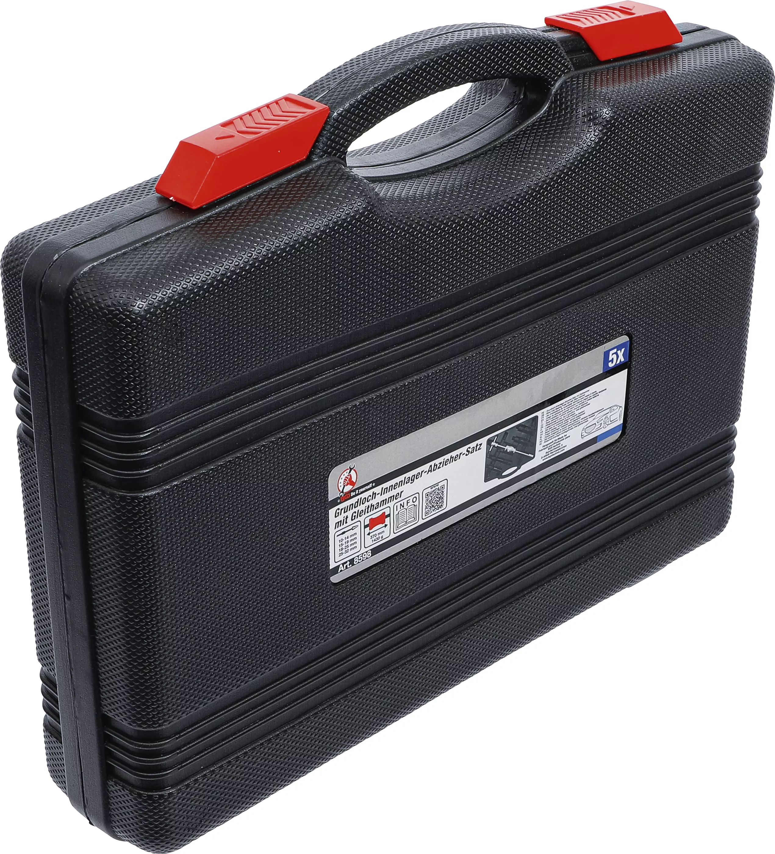 Grundloch-Innenlager-Abzieher-Satz mit Gleithammer | 5-tlg.