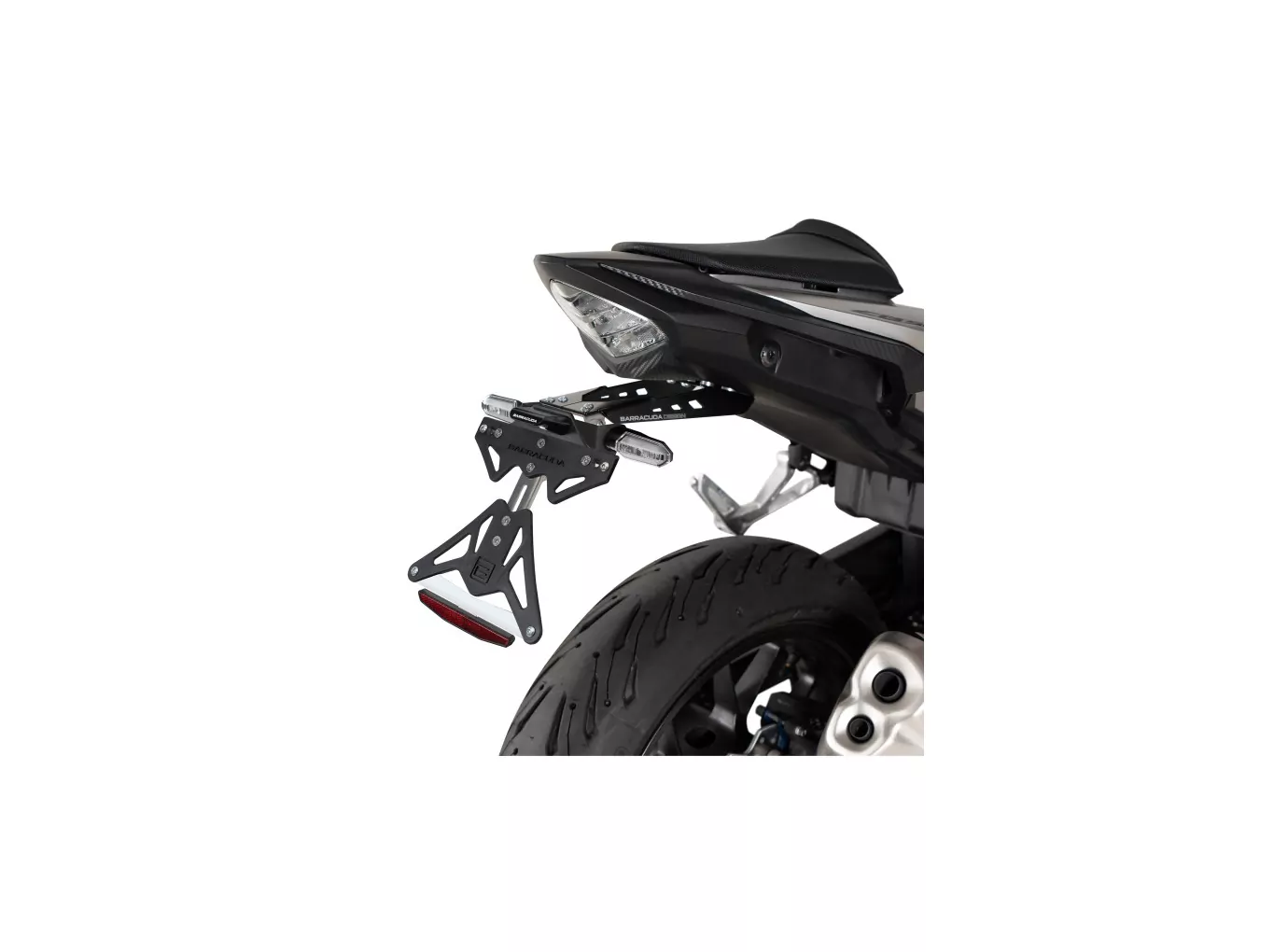 Barracuda Kennzeichenhalter für Honda CB500F Modelljahr 2016- und CBR500R Modelljahr 2017-2018