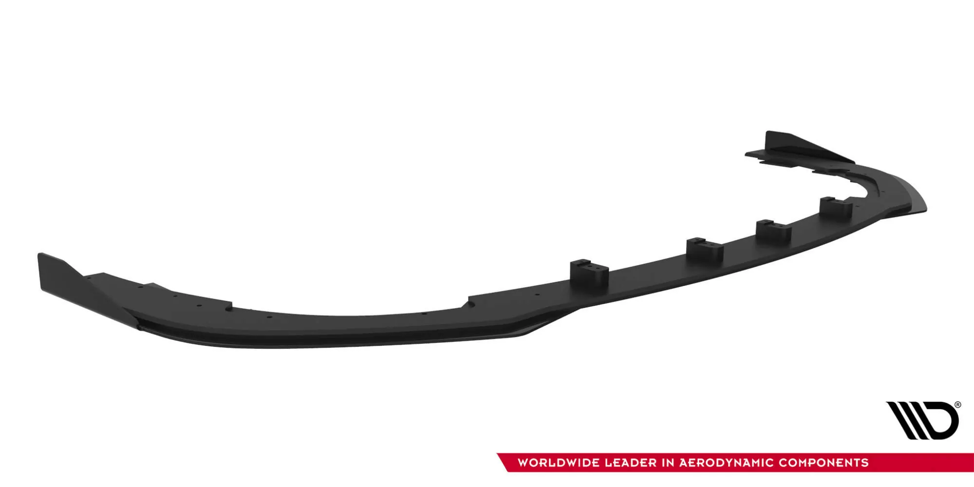 Street Pro Front Ansatz Für +Flaps Für + Flaps Subaru Impreza WRX STI Mk3 Facelift Schwarz Hochglanz