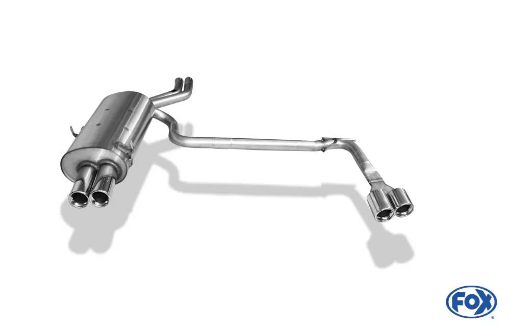 BMW E46 320/ 323/ 325/ 328/ 330  Endschalldämpfer Ausgang rechts/links zweiflutig - 2x76 Typ 13 rechts/links