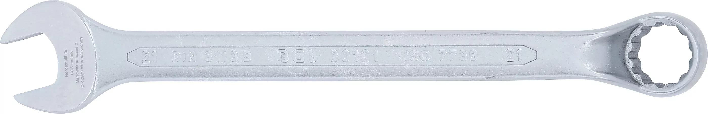 Maul-Ringschlüssel, gekröpft | SW 21 mm