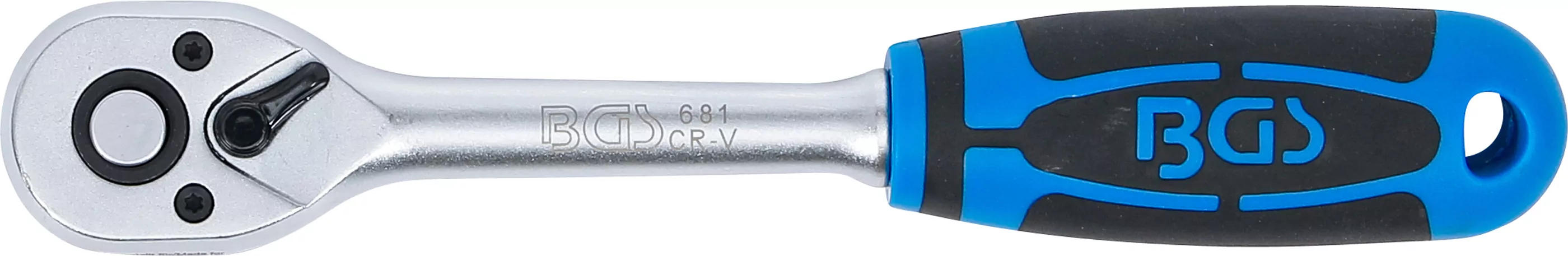 Umschaltknarre | gerade Ausführung | feinverzahnt | Abtrieb Außenvierkant 10 mm (3/8")