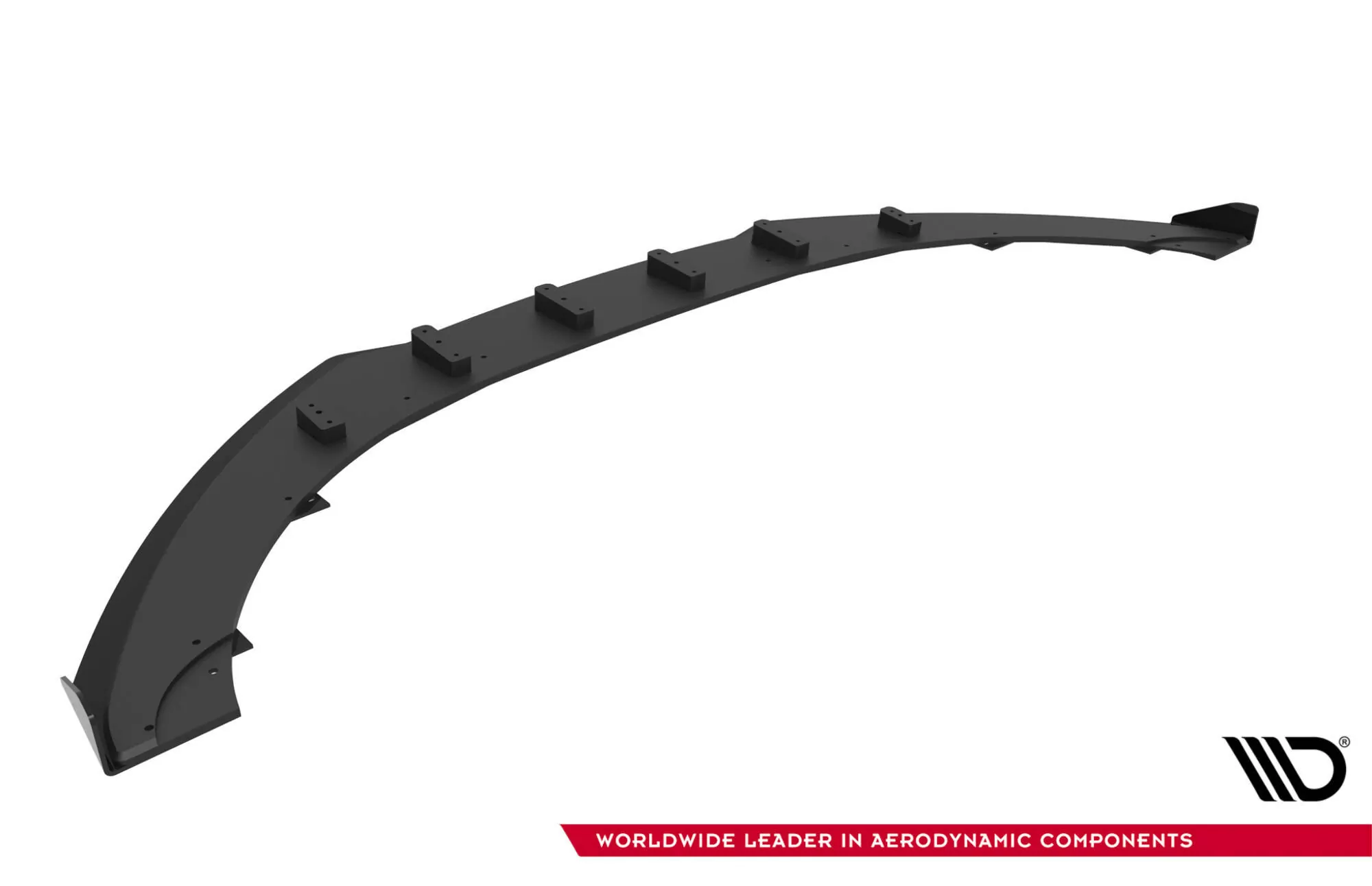 Street Pro Front Ansatz Für +Flaps Für + Flaps Audi TT S / TT S-Line 8J Facelift Schwarz Hochglanz