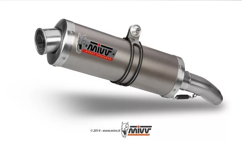 MIVV OVAL In Titan Für YAMAHA FZS 600 FAZER 98-03