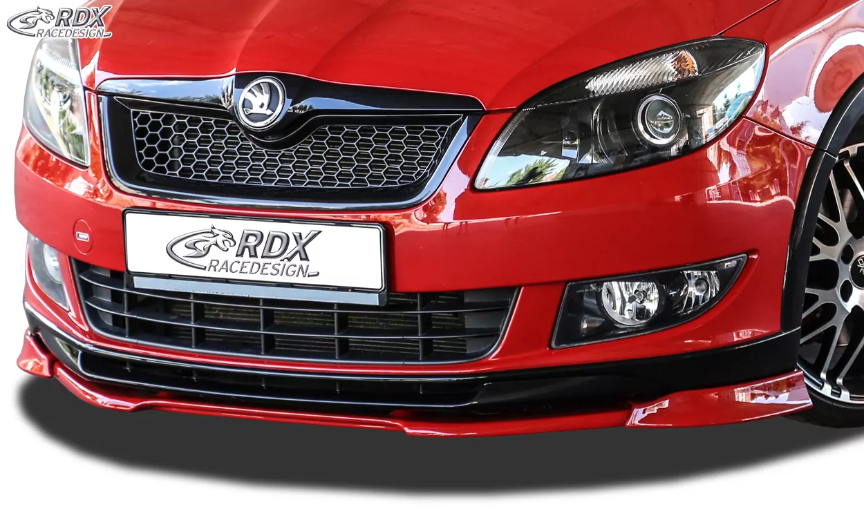 RDX Frontspoiler VARIO-X für SKODA Fabia 2 Typ 5J 2010+ Monte Carlo Frontlippe Front Ansatz Vorne Spoilerlippe