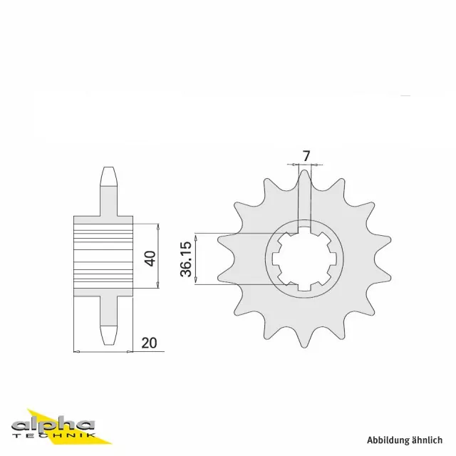 EK-Chain Kettensatz 530DEX für Ducati 750GT / S / SS