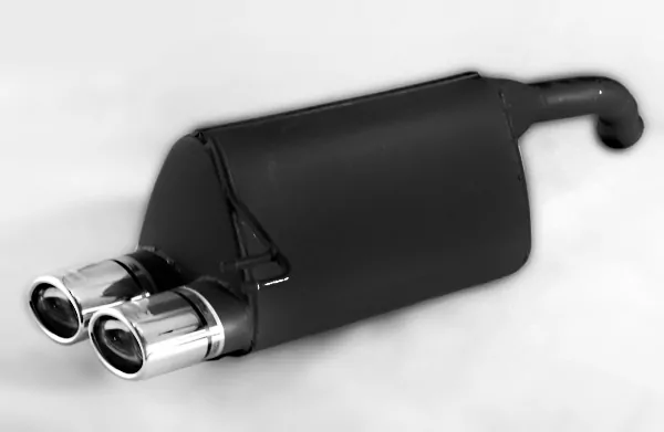 Ulter Sportauspuff für Kia Picanto 2004-2011 - 2 Endrohre Oval 95×65