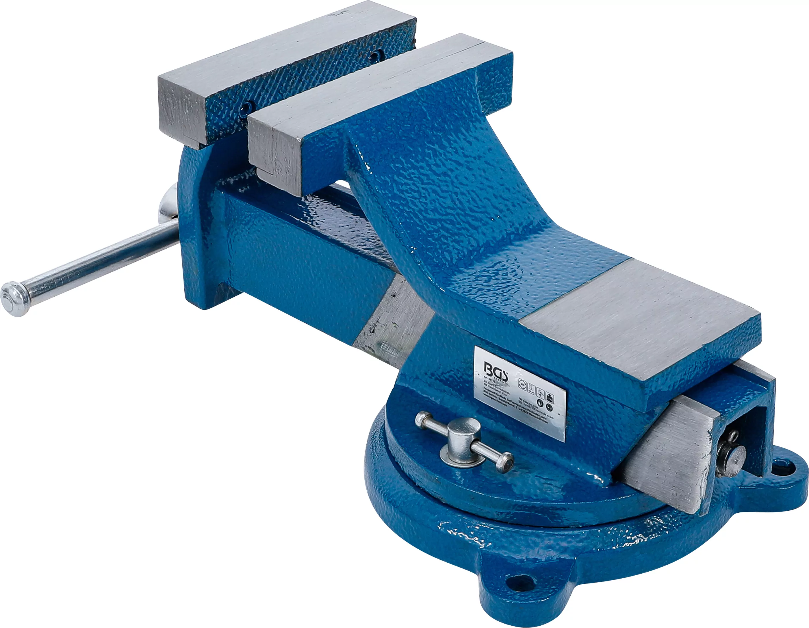 Stahl-Schraubstock | geschmiedet | 125 mm Spannbacken