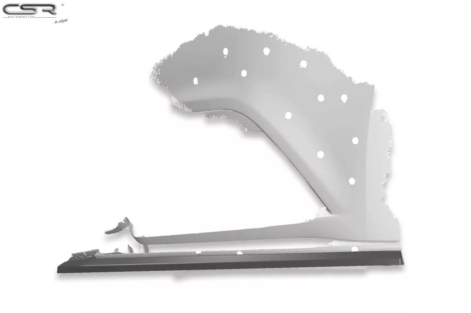 Cup-Spoilerlippe mit ABE für Ford Mustang VI CSL448-M Carbon Look (matt)