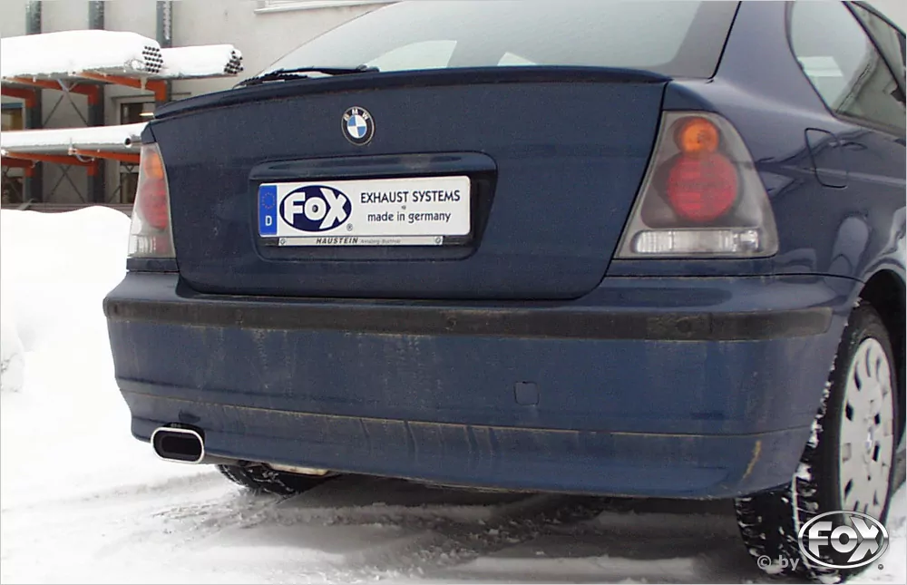 BMW E46 316Ti/ 318Ti/ 325Ti  Endschalldämpfer - 135x80 Typ 53