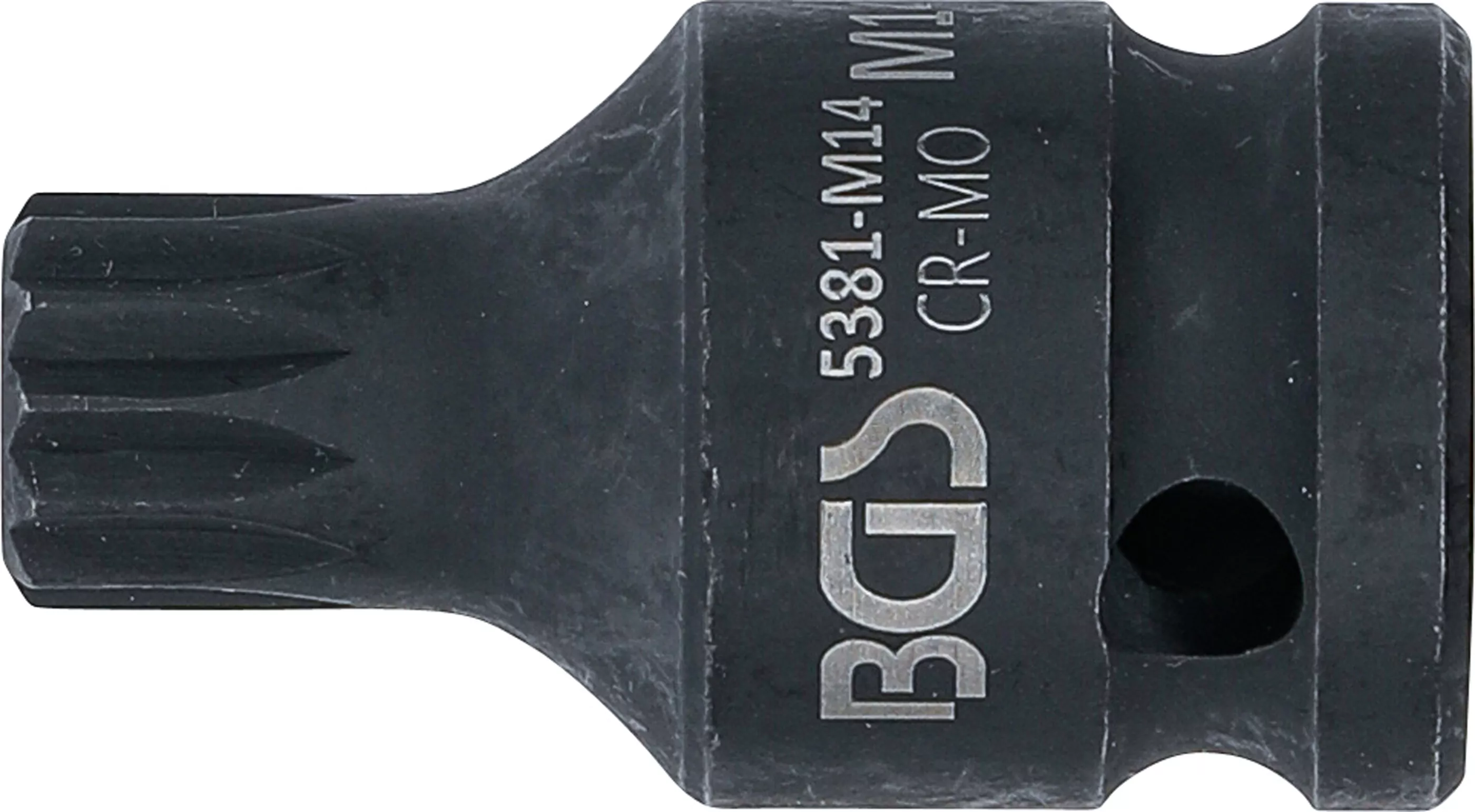 Kraft-Bit-Einsatz | Länge 43 mm | Antrieb Innenvierkant 12,5 mm (1/2") | Innenvielzahn (für XZN) M14